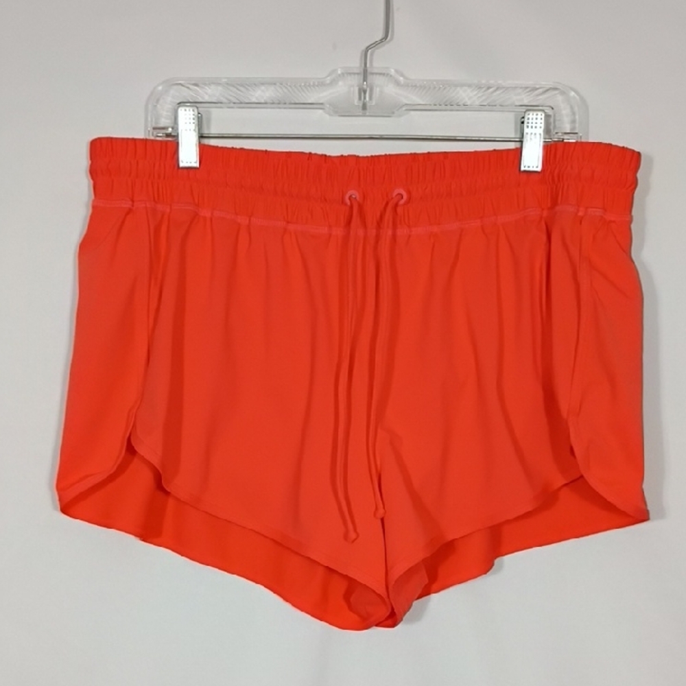 NWT L.L. Bean Women's Hot Coral Upf 50 Knit Swim Shorts Size XL